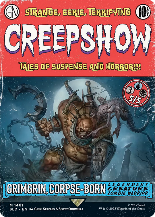 Grimgrin, Corpse-Born (SLD-1461) - Secret Lair Drop: (Full Art) (Borderless)