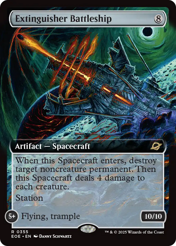 Extinguisher Battleship (Extended Art) [Edge of Eternities] | The CG Realm