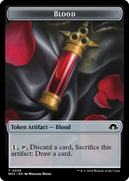 Eldrazi Spawn // Blood Double-Sided Token (MH3-2 // 29) - Modern Horizons 3 Foil