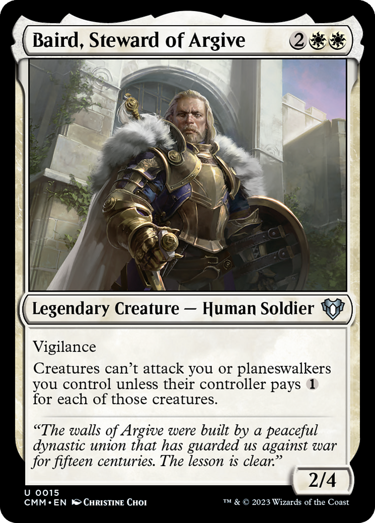 Baird, Steward of Argive [Commander Masters] | The CG Realm