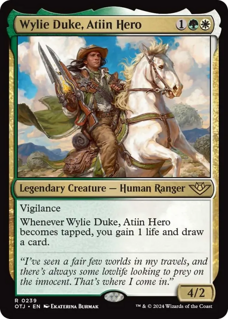 Wylie Duke, Atiin Hero [Outlaws of Thunder Junction] | The CG Realm