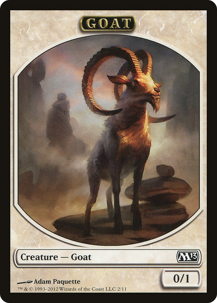 Goat Token (M13-002) - Magic 2013 Tokens