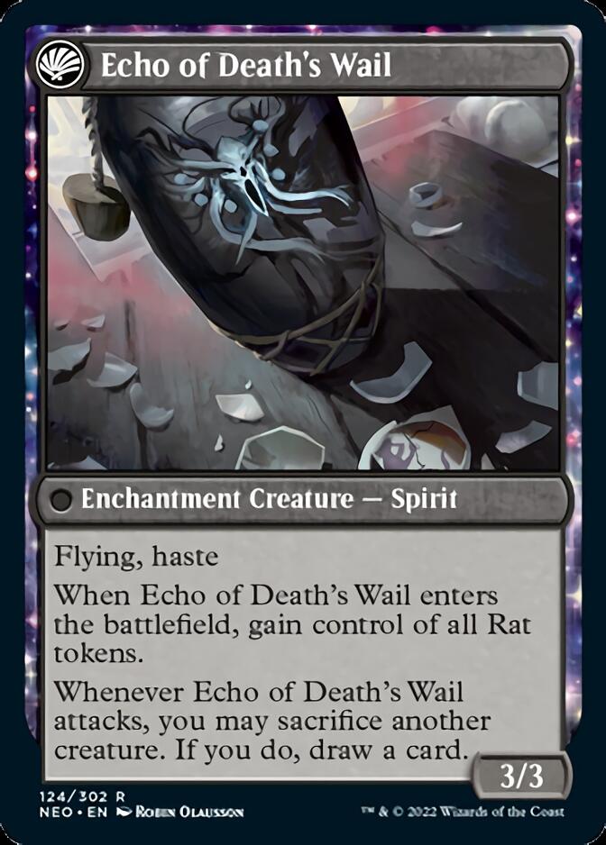 Tribute to Horobi (NEO-124) - Kamigawa: Neon Dynasty: (fandfc, enchantment)