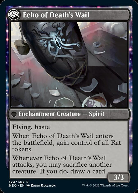Tribute to Horobi (NEO-124) - Kamigawa: Neon Dynasty: (fandfc, enchantment)