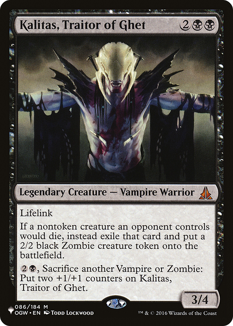 Kalitas, Traitor of Ghet [The List] | The CG Realm