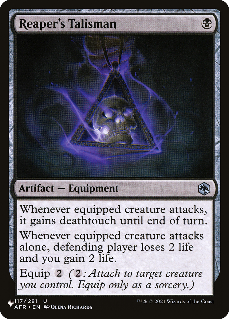 Reaper's Talisman (LIST-AFR-117) - The List
