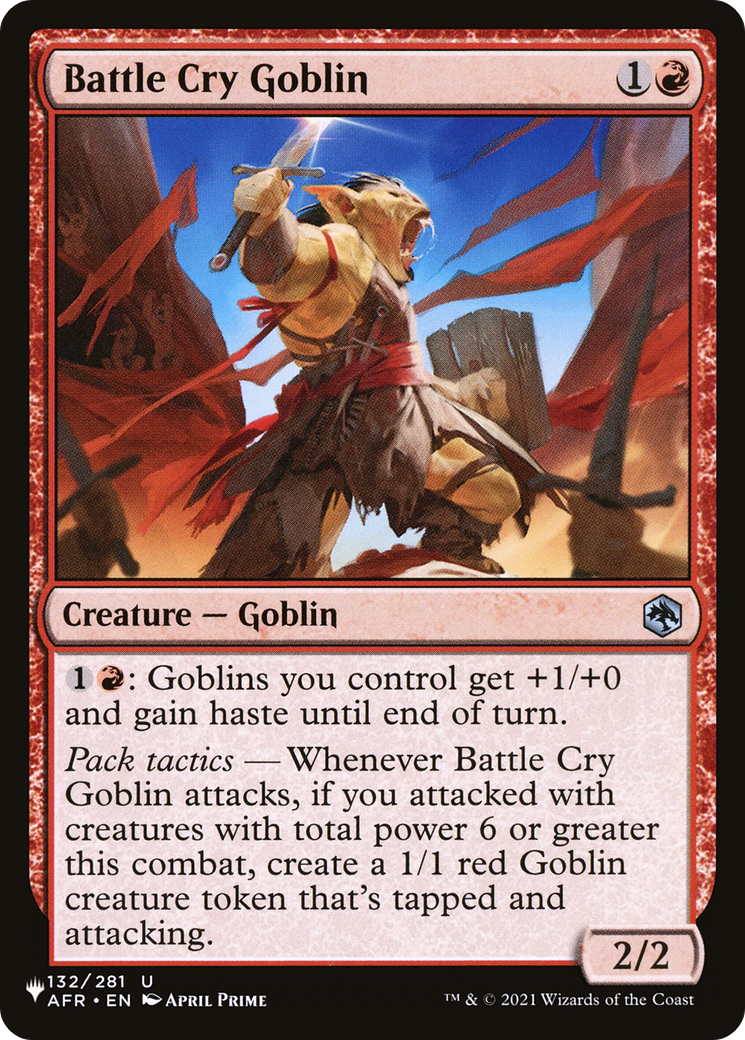 Battle Cry Goblin [The List] | The CG Realm