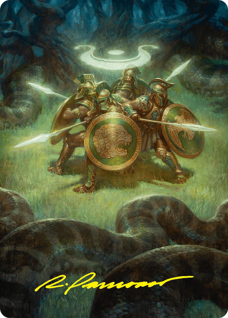 Anthem of Champions Art Card (47/54) (Gold-Stamped Signature) [Foundations Art Series] | The CG Realm