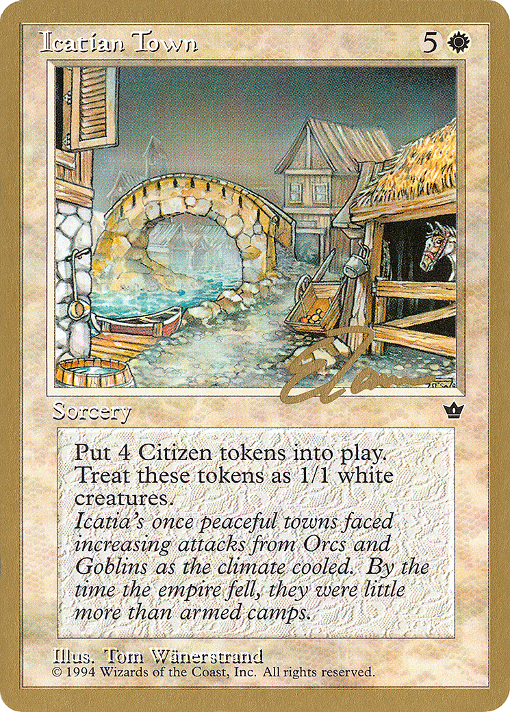 Icatian Town - 1996 Eric Tam (FEM) (WCD-) - Pro Tour Collector Set