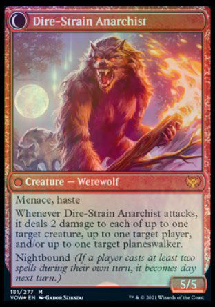 Volatile Arsonist (PRE-181) - Innistrad: Crimson Vow Promos: (Double Faced Transform) Foil