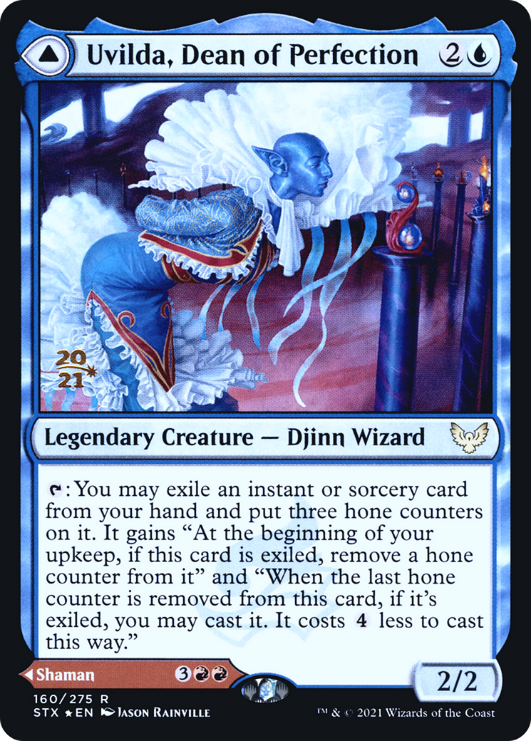 Uvilda, Dean of Perfection (PRE-160) - Strixhaven: School of Mages Promos Foil