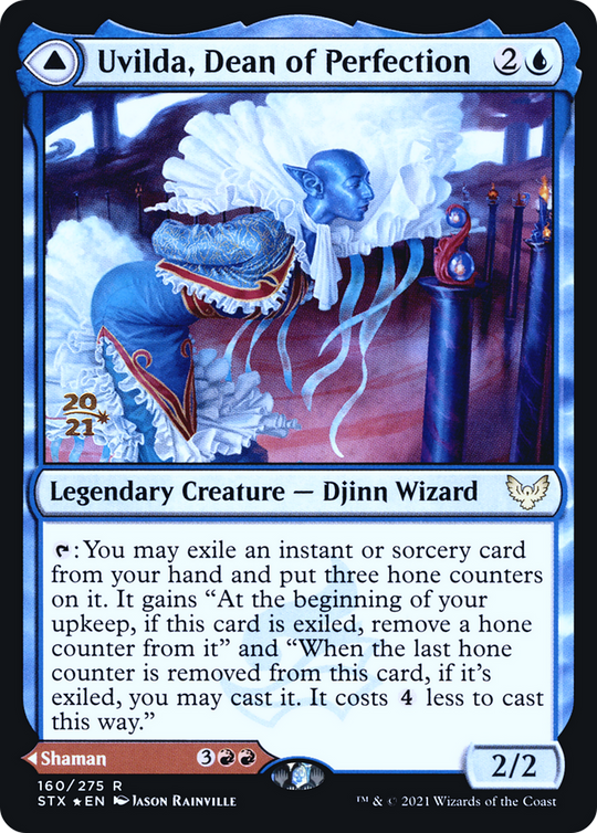 Uvilda, Dean of Perfection (PRE-160) - Strixhaven: School of Mages Promos Foil