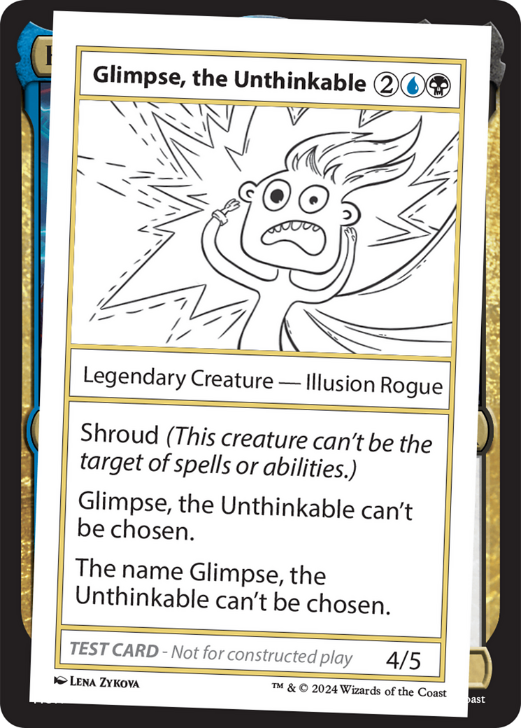 Glimpse, the Unthinkable [Mystery Booster 2 Playtest Cards] | The CG Realm