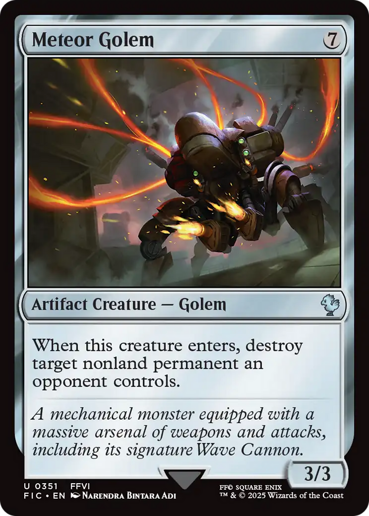 Meteor Golem [FINAL FANTASY Commander] | The CG Realm