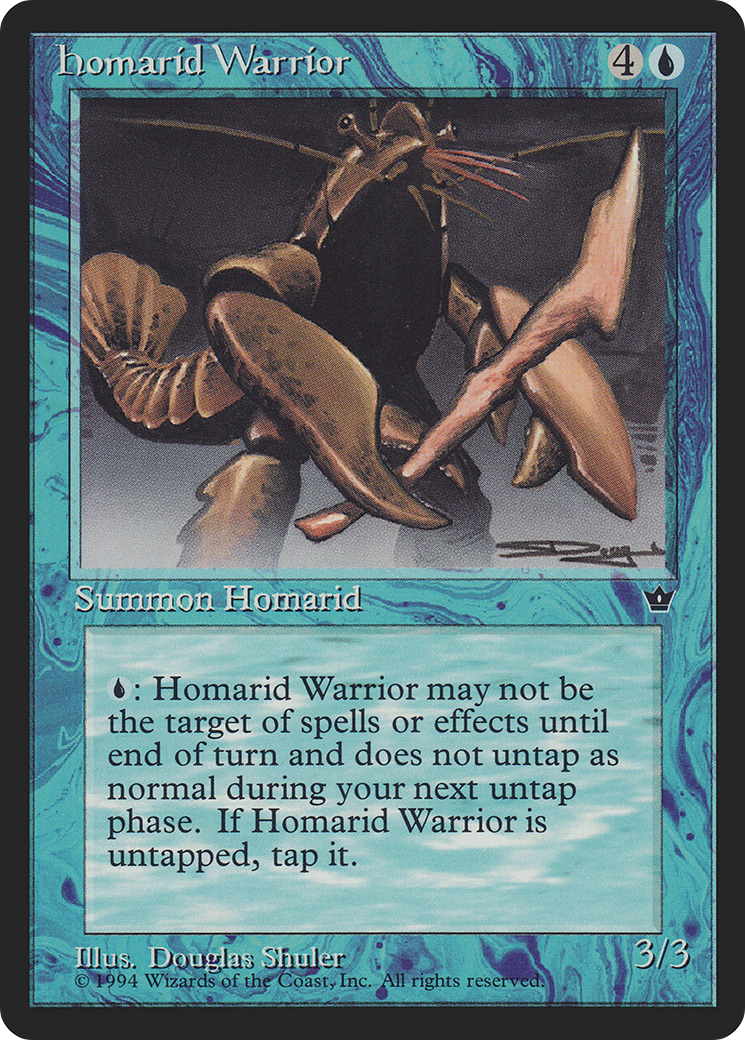 Homarid Warrior (Shuler) (FEM-) - Fallen Empires
