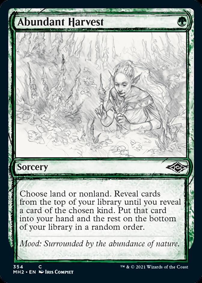 Abundant Harvest (Showcase) (MH2-354) - Modern Horizons 2: (Showcase)