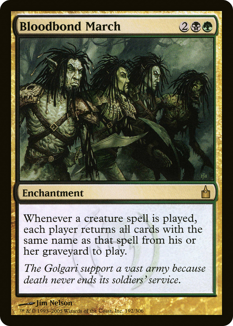 Bloodbond March (RAV-192) - Ravnica: City of Guilds
