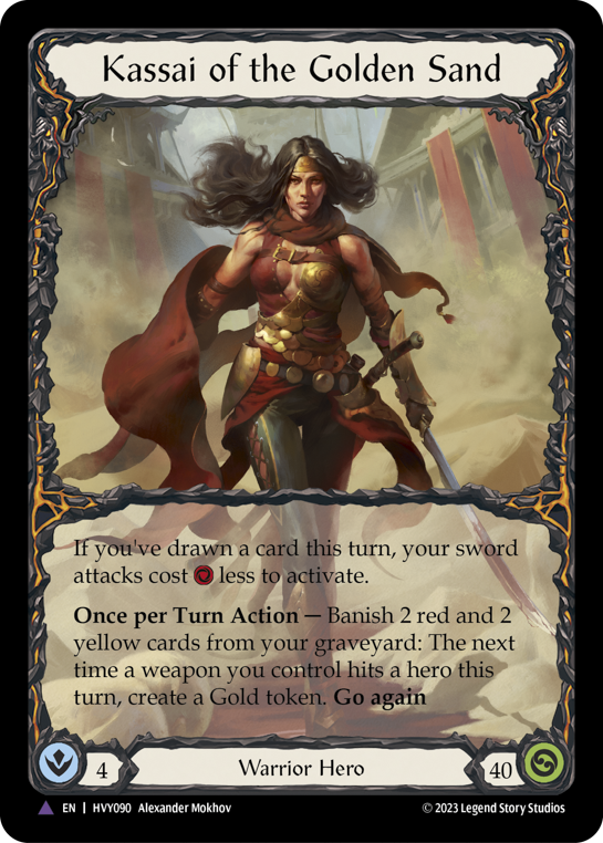 Kassai of the Golden Sand (Marvel) [HVY090] (Heavy Hitters)  Cold Foil | The CG Realm