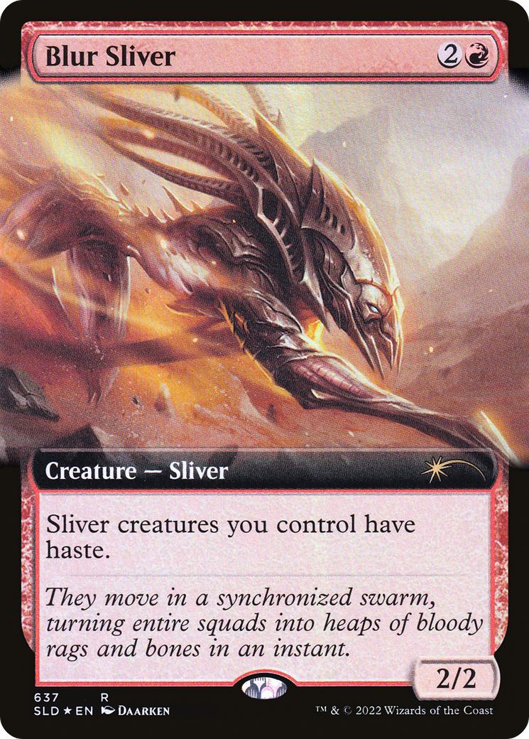Blur Sliver (Extended Art) [Secret Lair Drop Promos] | The CG Realm