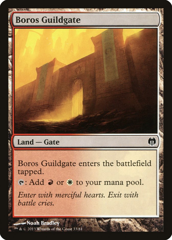 Boros Guildgate [Duel Decks: Heroes vs. Monsters] | The CG Realm