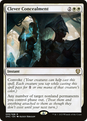 Clever Concealment [Phyrexia: All Will Be One Commander] | The CG Realm