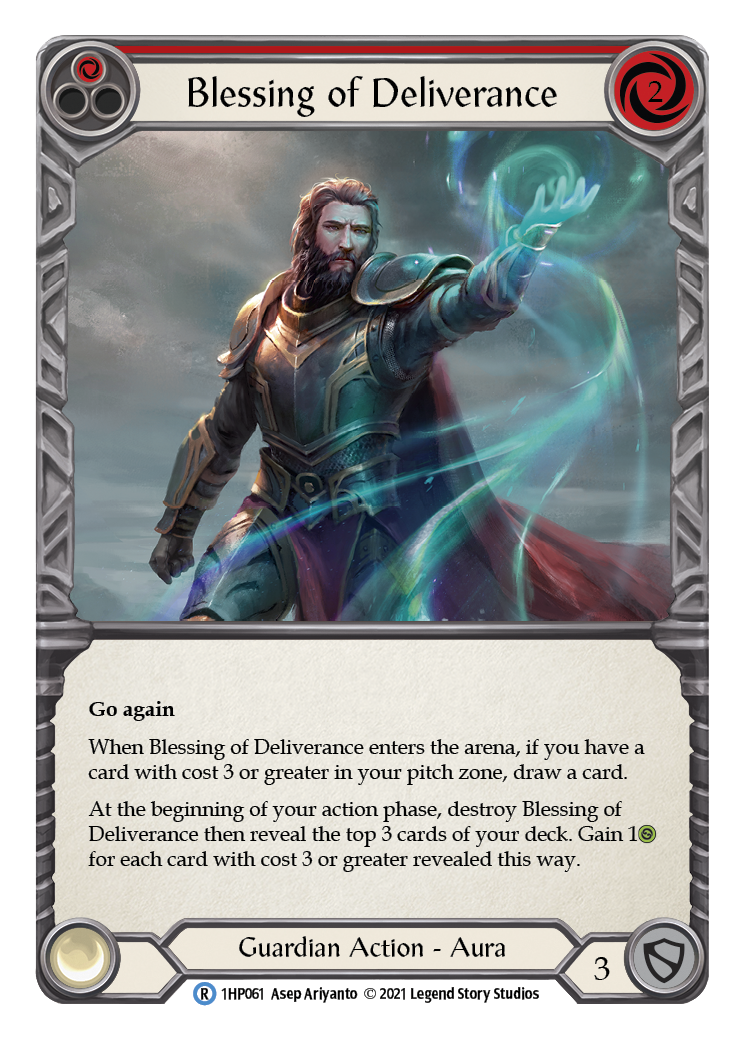 Blessing of Deliverance (Red) [1HP061] (History Pack 1) | The CG Realm