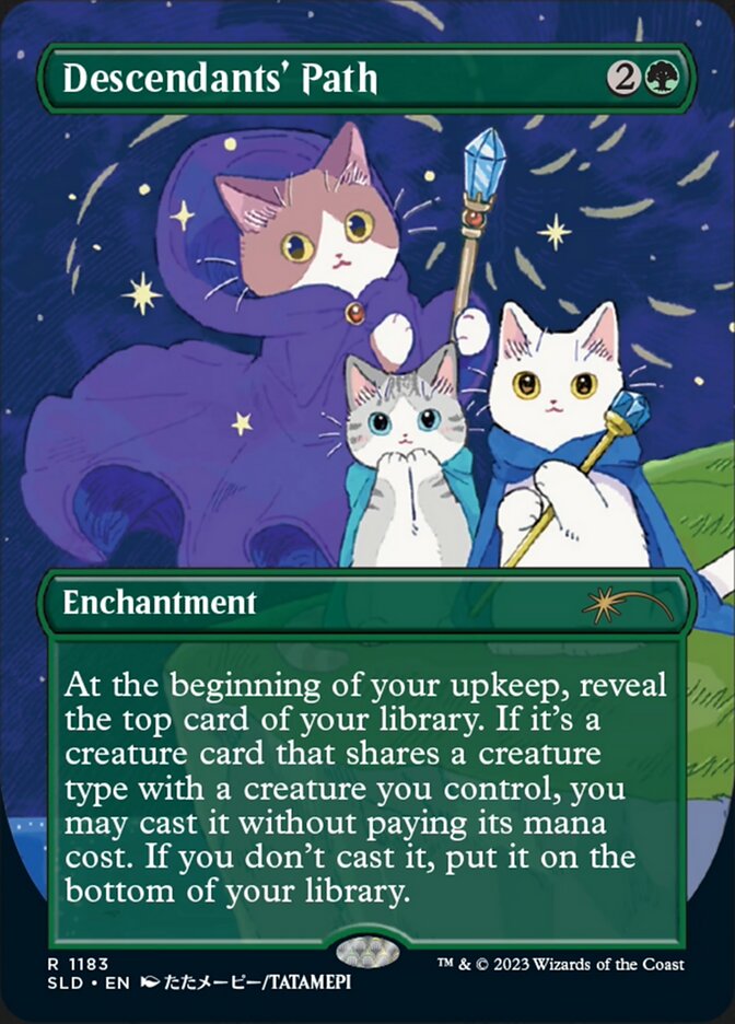 Descendants' Path (Borderless) [Secret Lair Drop Series] | The CG Realm