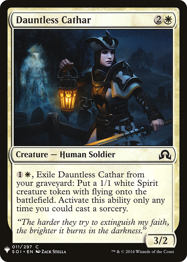 Dauntless Cathar (LIST-SOI-11) - The List
