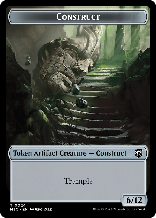 Construct // Myr Double-Sided Token (M3C-24 // 25) - Modern Horizons 3 Commander