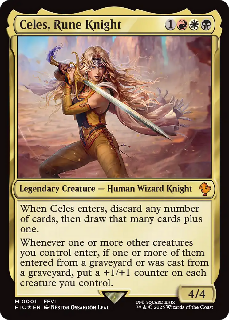 Celes, Rune Knight (0001) [FINAL FANTASY Commander] | The CG Realm