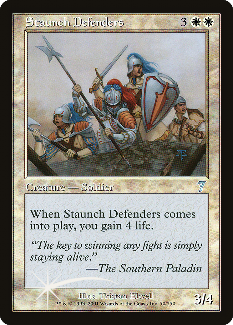 Staunch Defenders (7ED-050) - 7th Edition