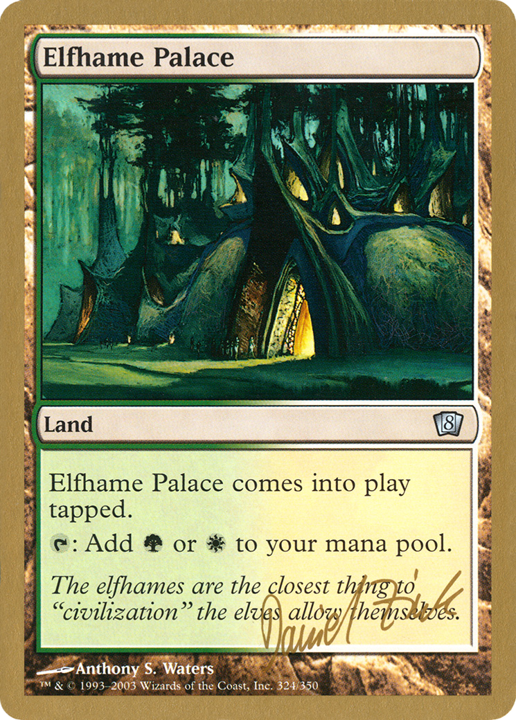 Elfhame Palace - 2003 Daniel Zink (8ED) (WCD-) - World Championship Decks 2003