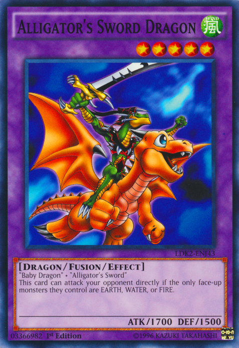Alligator's Sword Dragon [LDK2-ENJ43] Common | The CG Realm