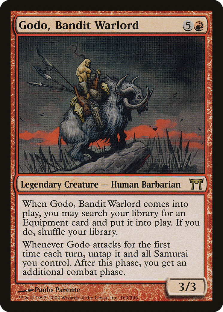 Godo, Bandit Warlord (CHK-169) - Champions of Kamigawa