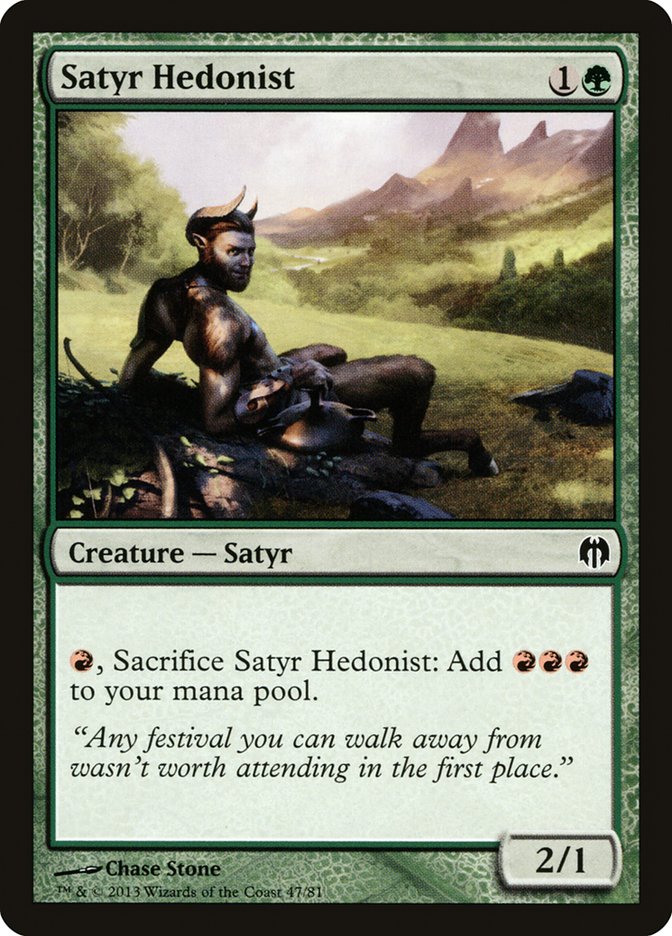 Satyr Hedonist [Duel Decks: Heroes vs. Monsters] | The CG Realm