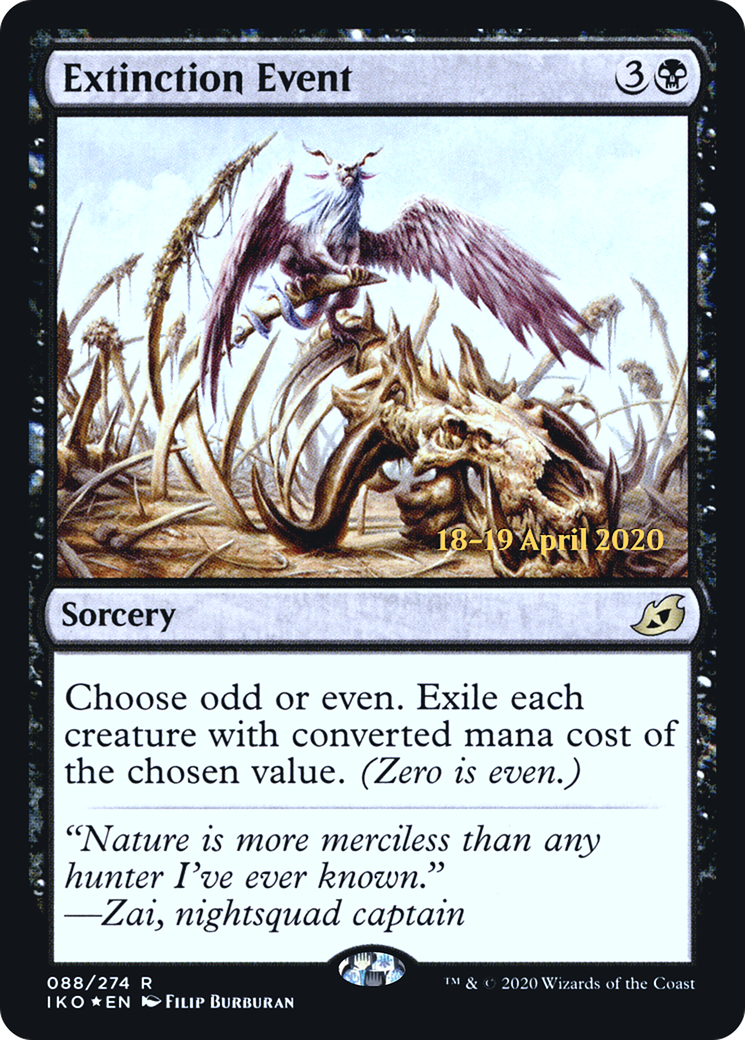 Extinction Event (PRE-88S) - Ikoria: Lair of Behemoths Promos Foil