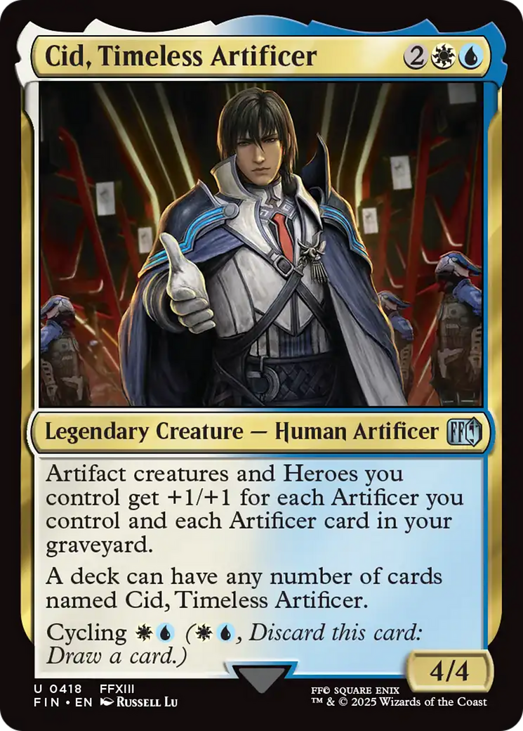 Cid, Timeless Artificer (0418) [FINAL FANTASY] | The CG Realm