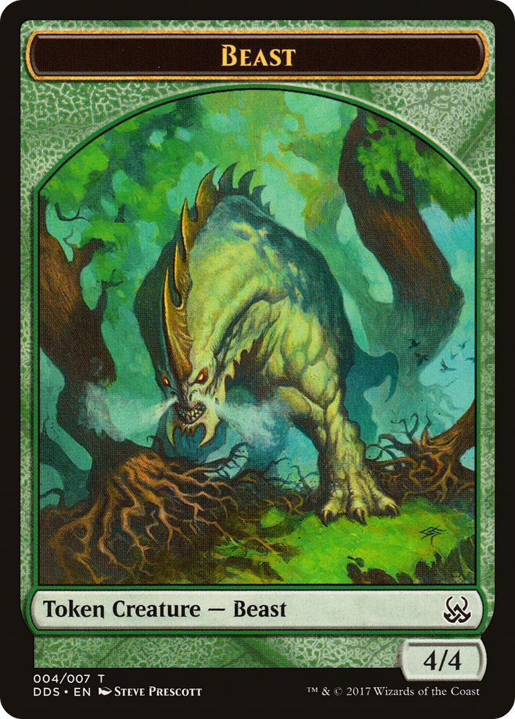 Beast Token (DDS-004) - Duel Decks: Mind vs. Might Tokens