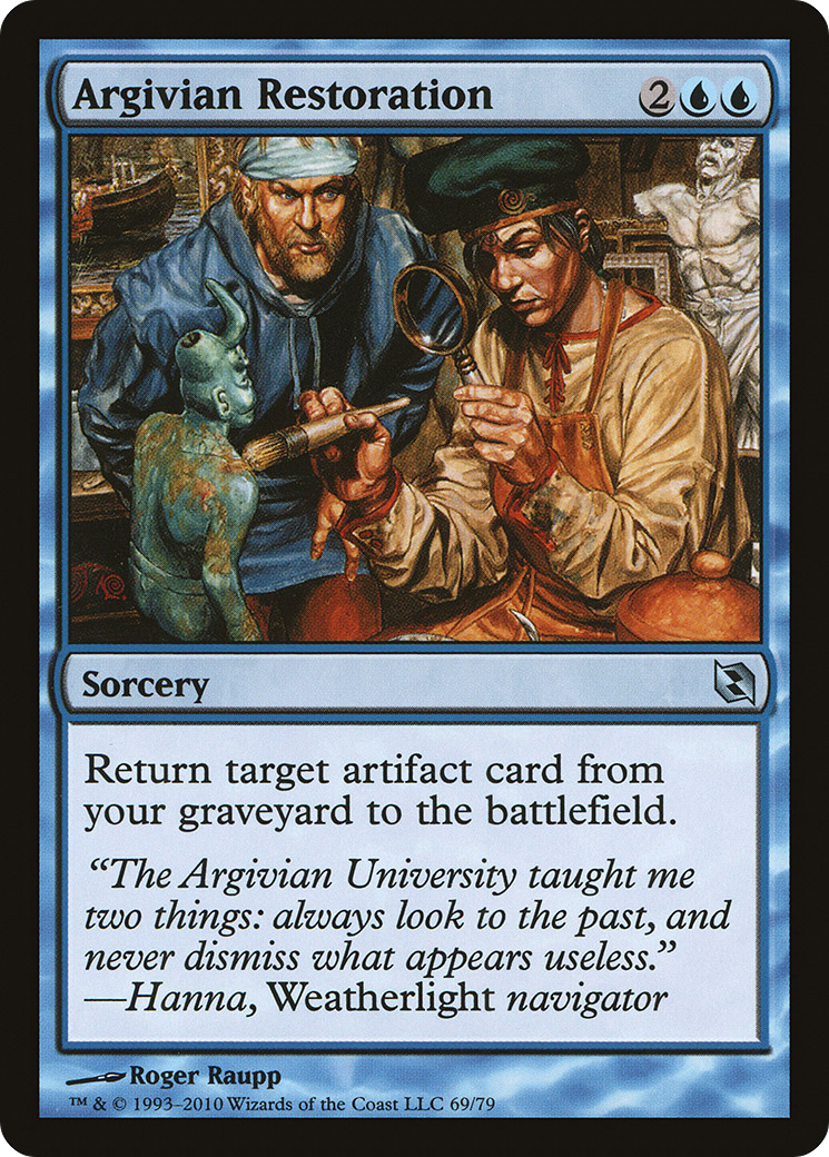 Argivian Restoration (DDF-069) - Duel Decks: Elspeth vs. Tezzeret