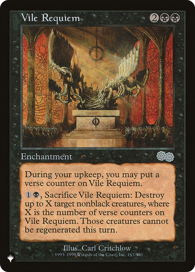 Vile Requiem (USG) [The List] | The CG Realm