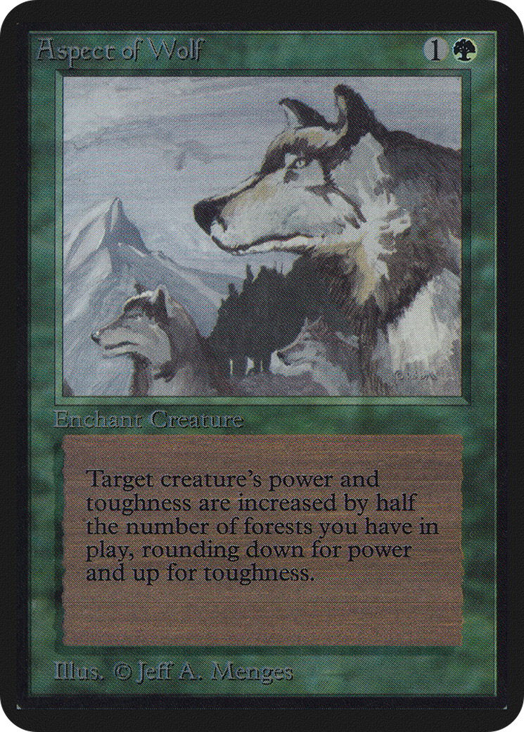 Aspect of Wolf (LEA-) - Limited Edition Alpha