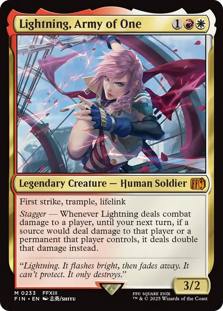 Lightning, Army of One [FINAL FANTASY] | The CG Realm