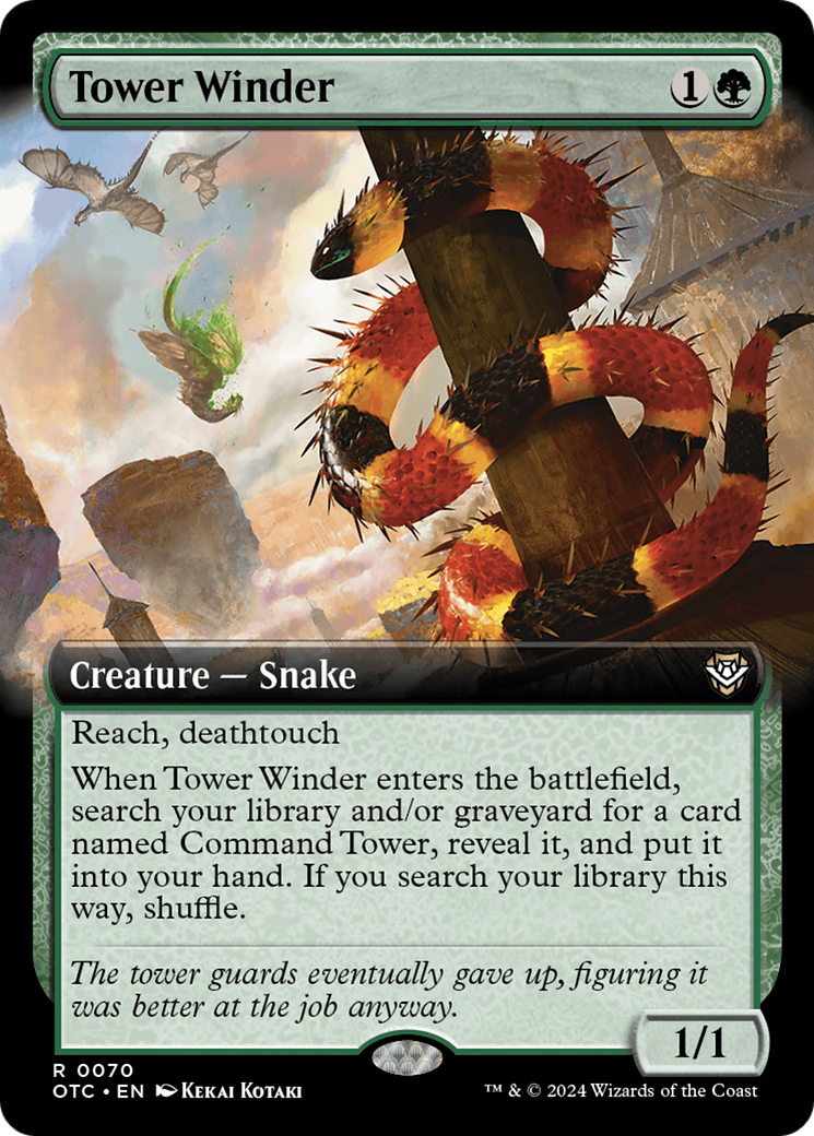 Tower Winder (Extended Art) [Outlaws of Thunder Junction Commander] | The CG Realm