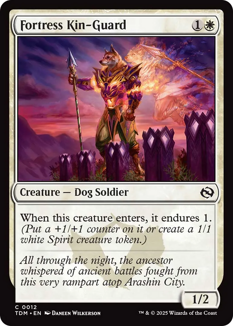 Fortress Kin-Guard [Tarkir: Dragonstorm] | The CG Realm