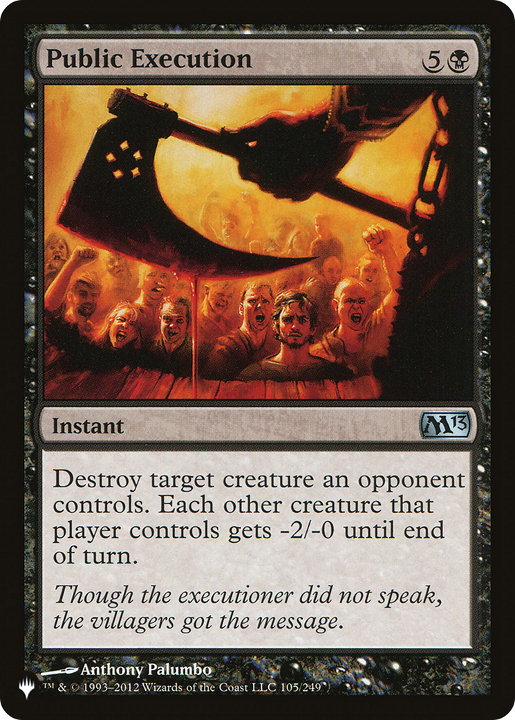 Public Execution [The List] | The CG Realm