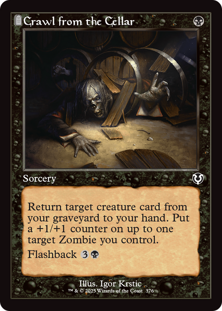 Crawl from the Cellar (Retro Frame) [Innistrad Remastered] | The CG Realm