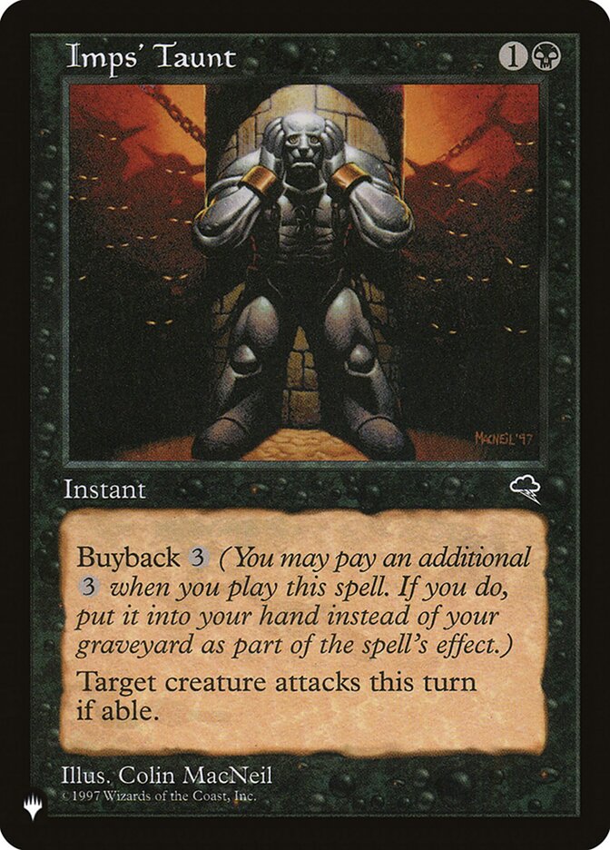 Imps' Taunt [The List] | The CG Realm