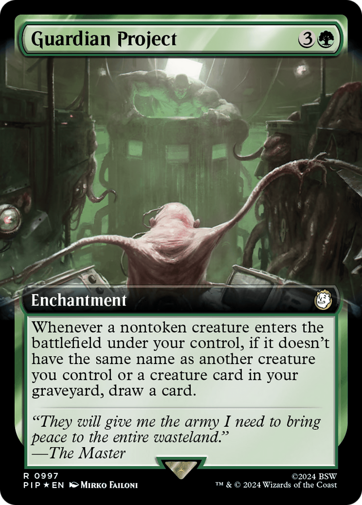 Guardian Project (Extended Art) (Surge Foil) [Fallout] | The CG Realm