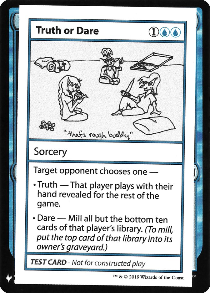 Truth or Dare [Mystery Booster Playtest Cards] | The CG Realm