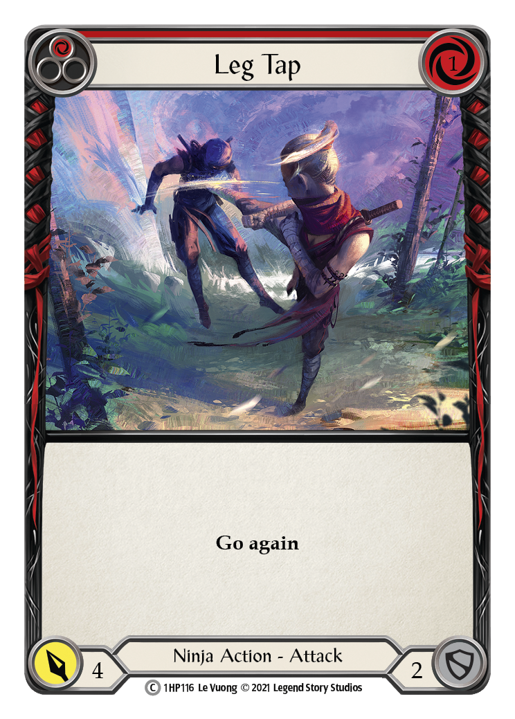 Leg Tap (Red) [1HP116] (History Pack 1) | The CG Realm